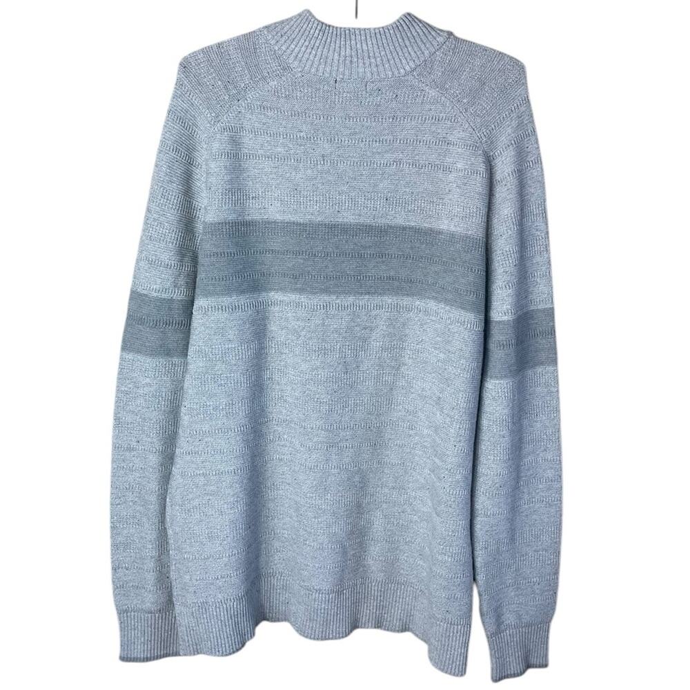 Smartwool Men’s Sz Large M23 Ripple Ridge 1/2 Zip Sweater Gray Style# SW016466 - Picture 7 of 7